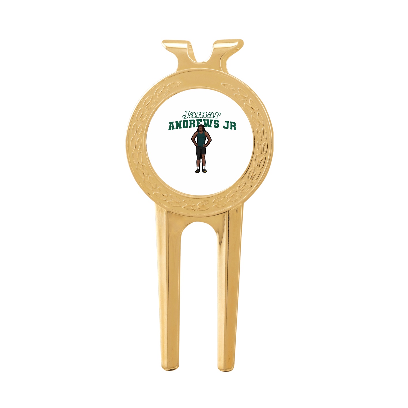 Divot Tool with Ball Marker — Name Arch in Classic