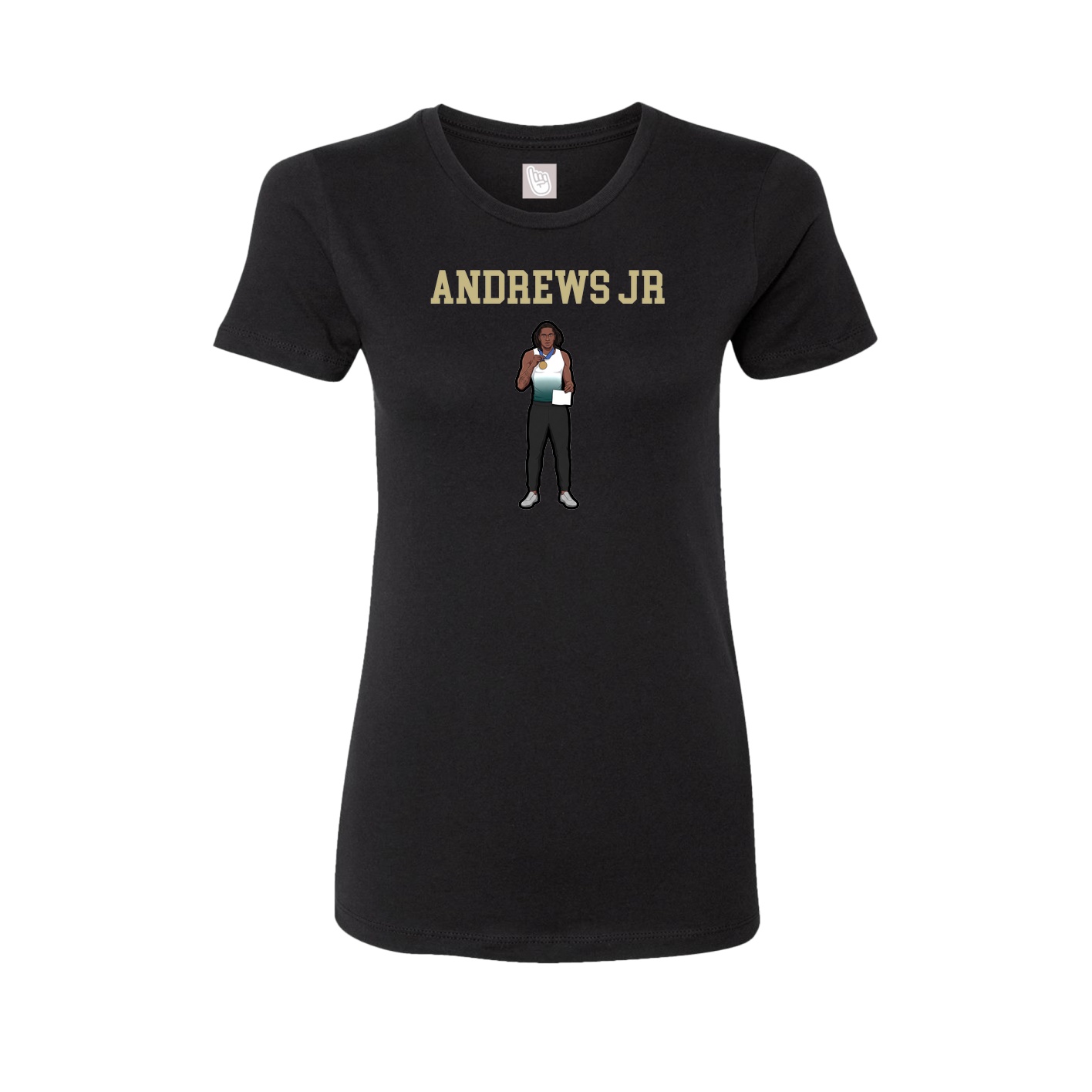 Fitted Women's Tee — Shirsey in Black