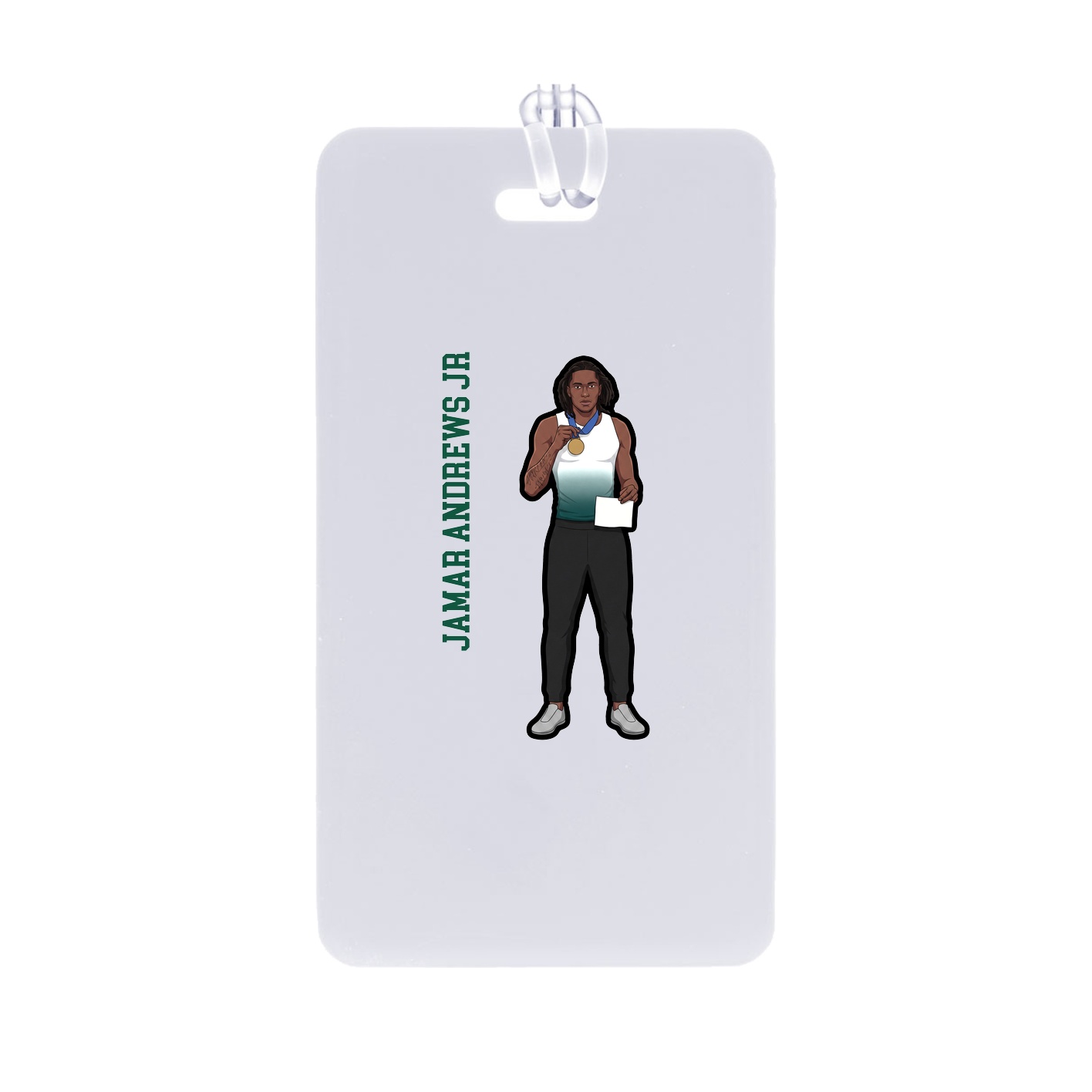 Bag Tag — Name Vertical in Classic