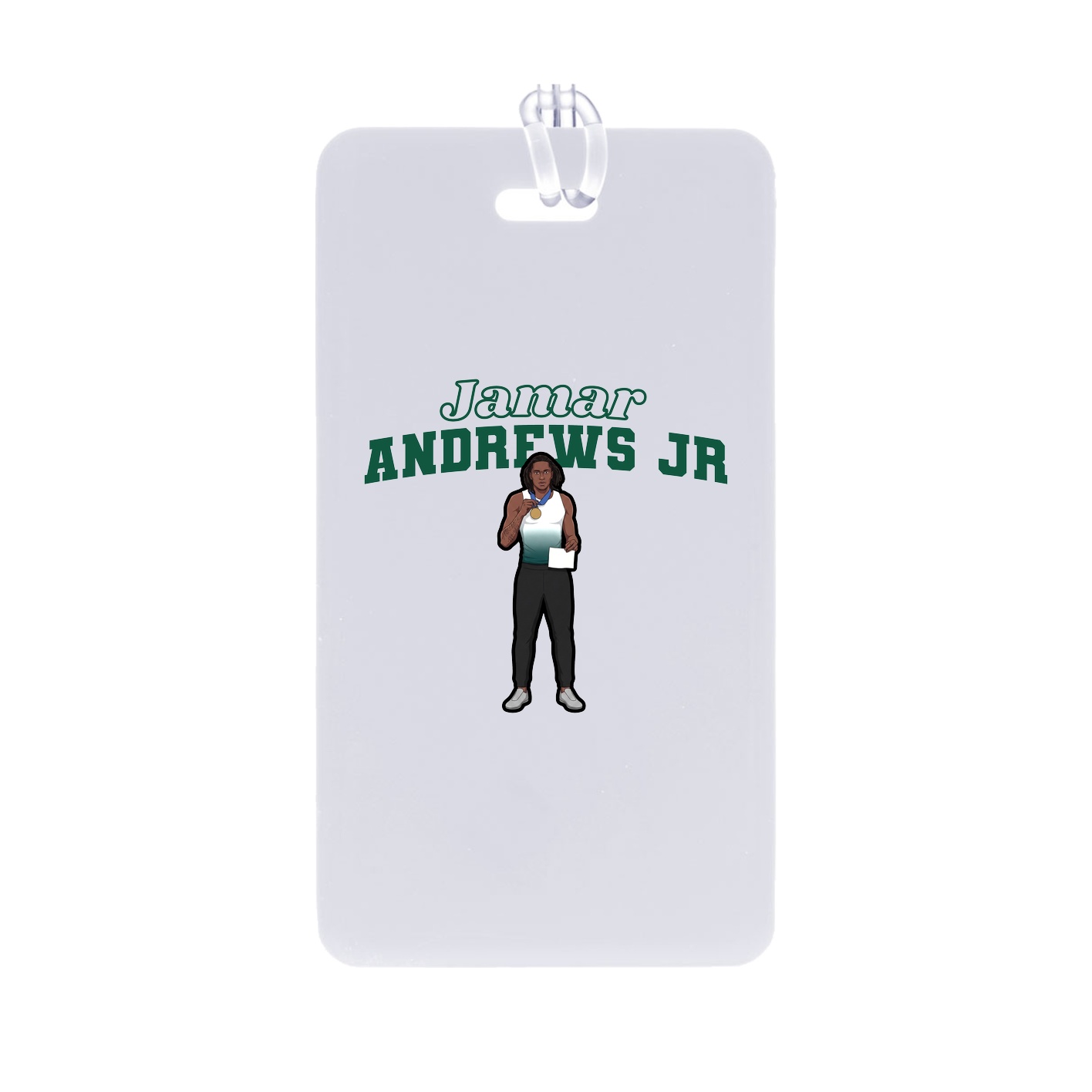 Bag Tag — Name Arch in Classic