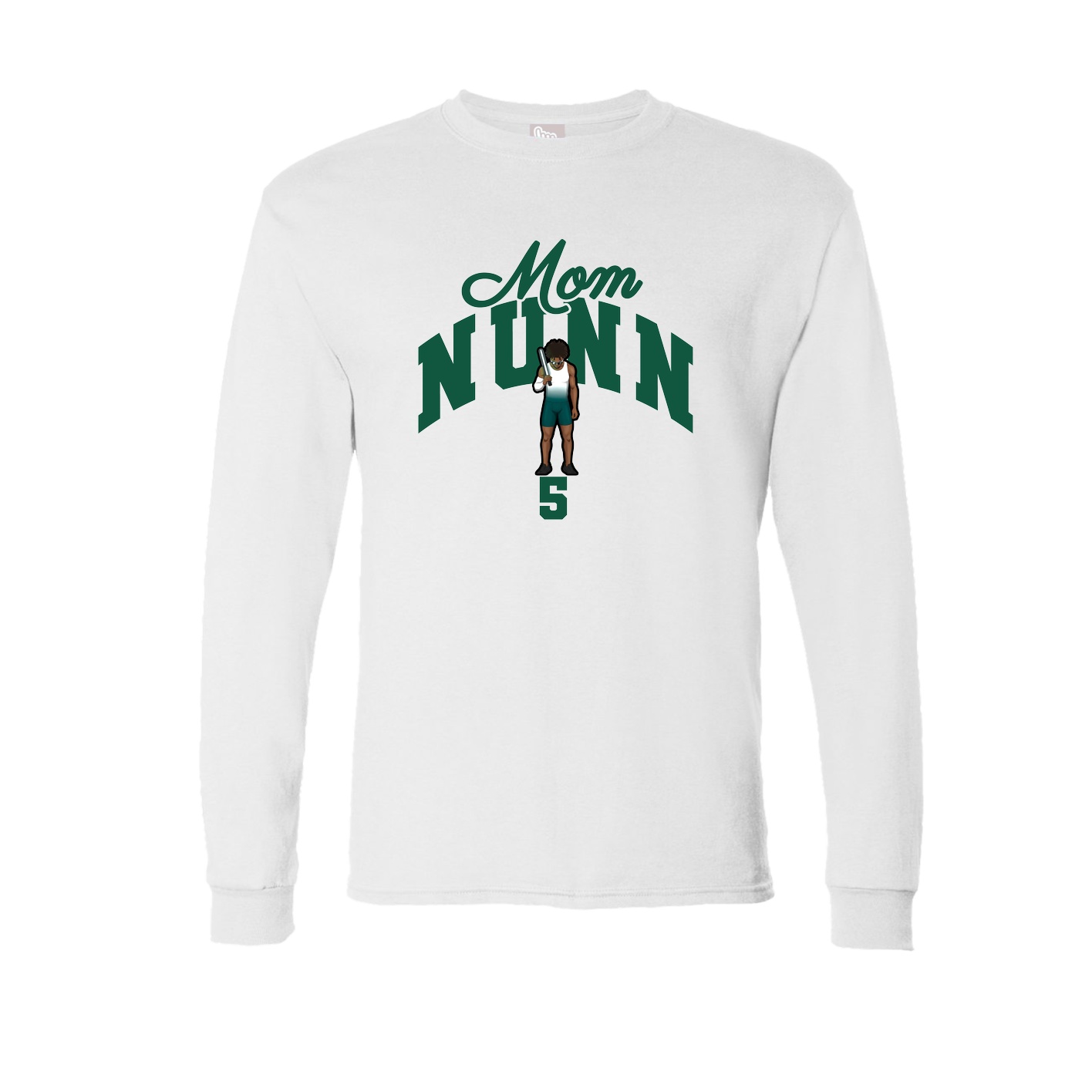 Long Sleeve Tee — Mothers Day Arch in White