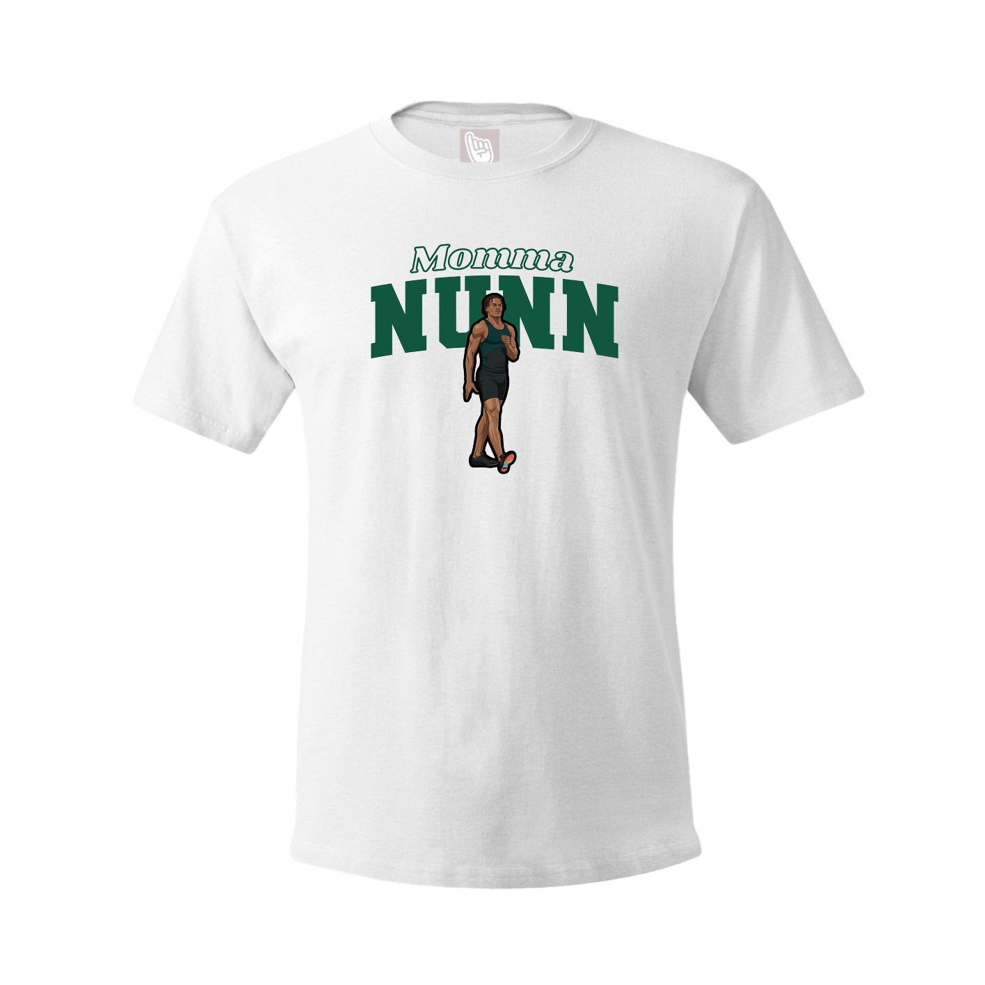 Youth Tee — Mothers Day Block in White