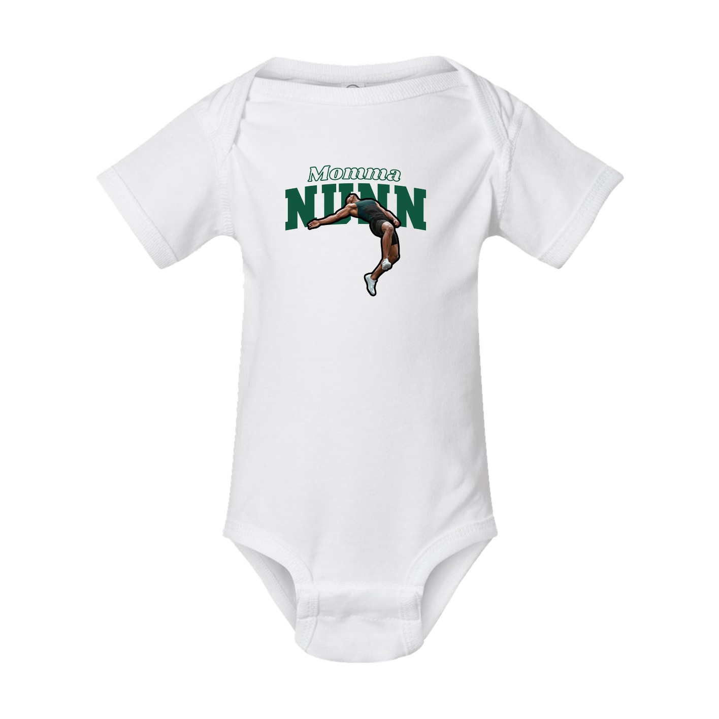 Baby Onesie — Mothers Day Block in White