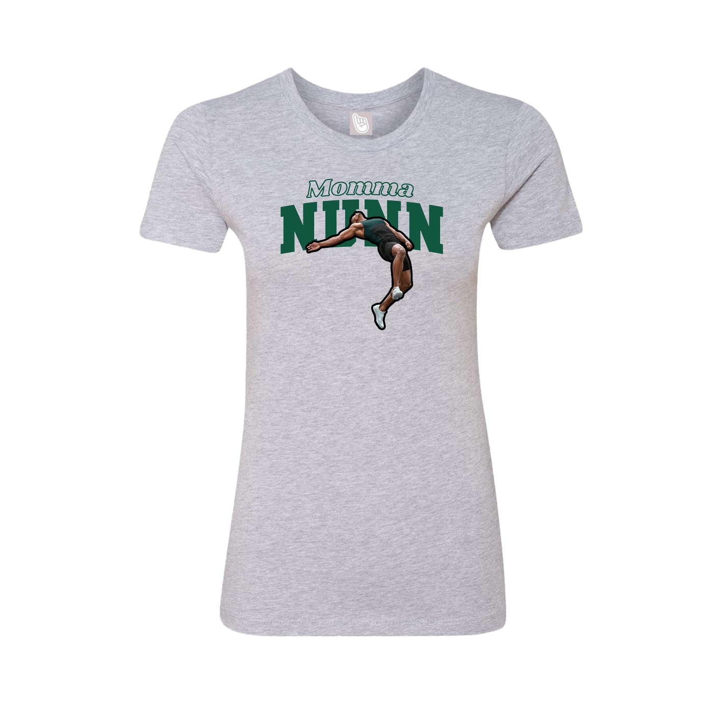 Womens Tee — Mothers Day Block in Grey