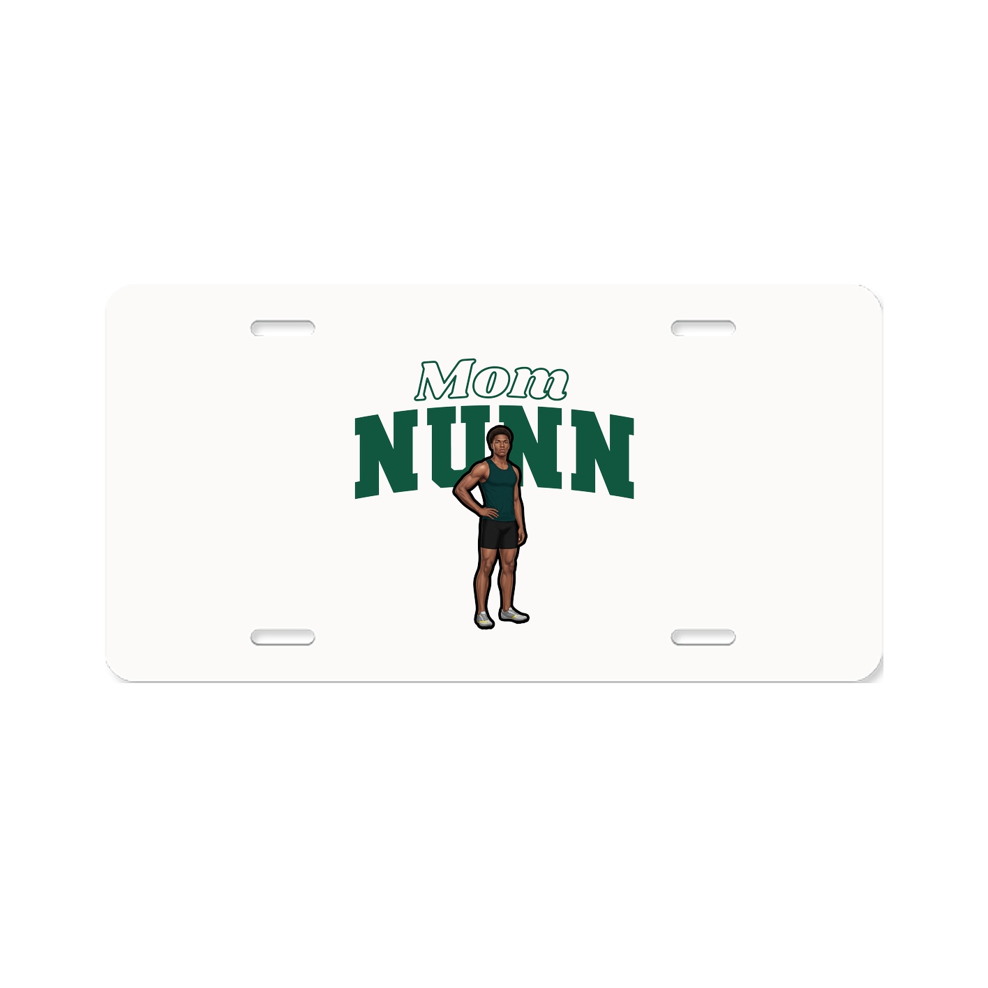 License Plate — Mothers Day Block in Classic