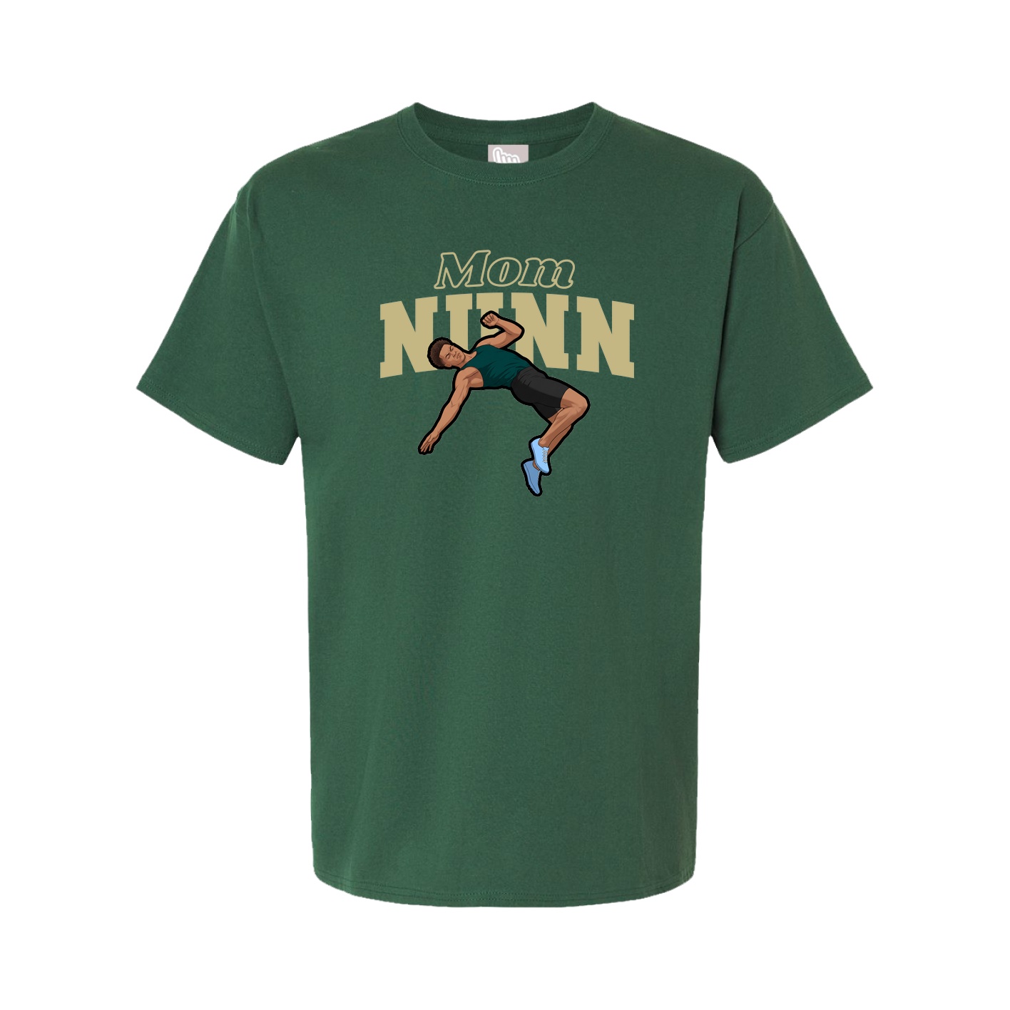 Youth Tee — Mothers Day Block in Green