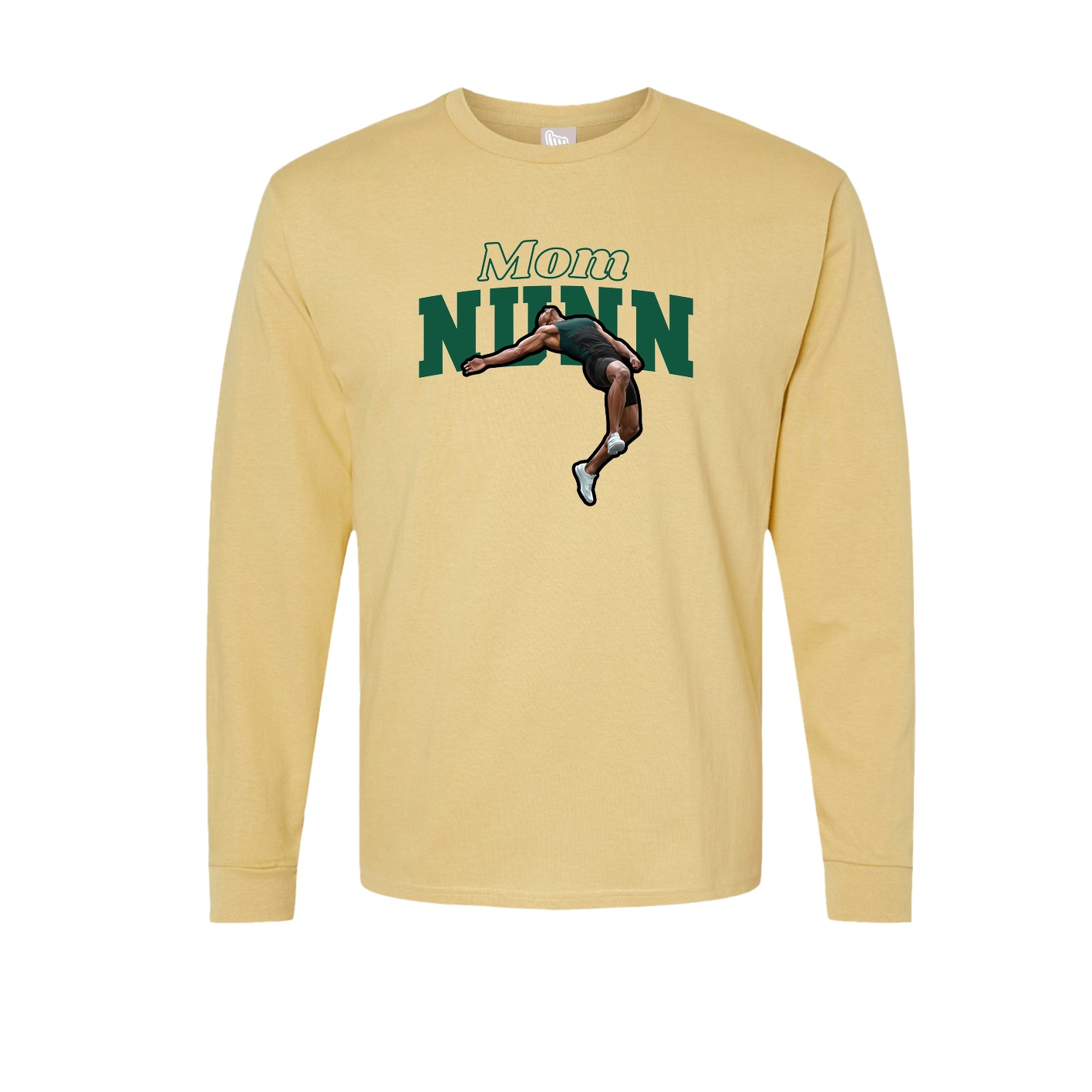 Long Sleeve Tee — Mothers Day Block in Vegas Gold