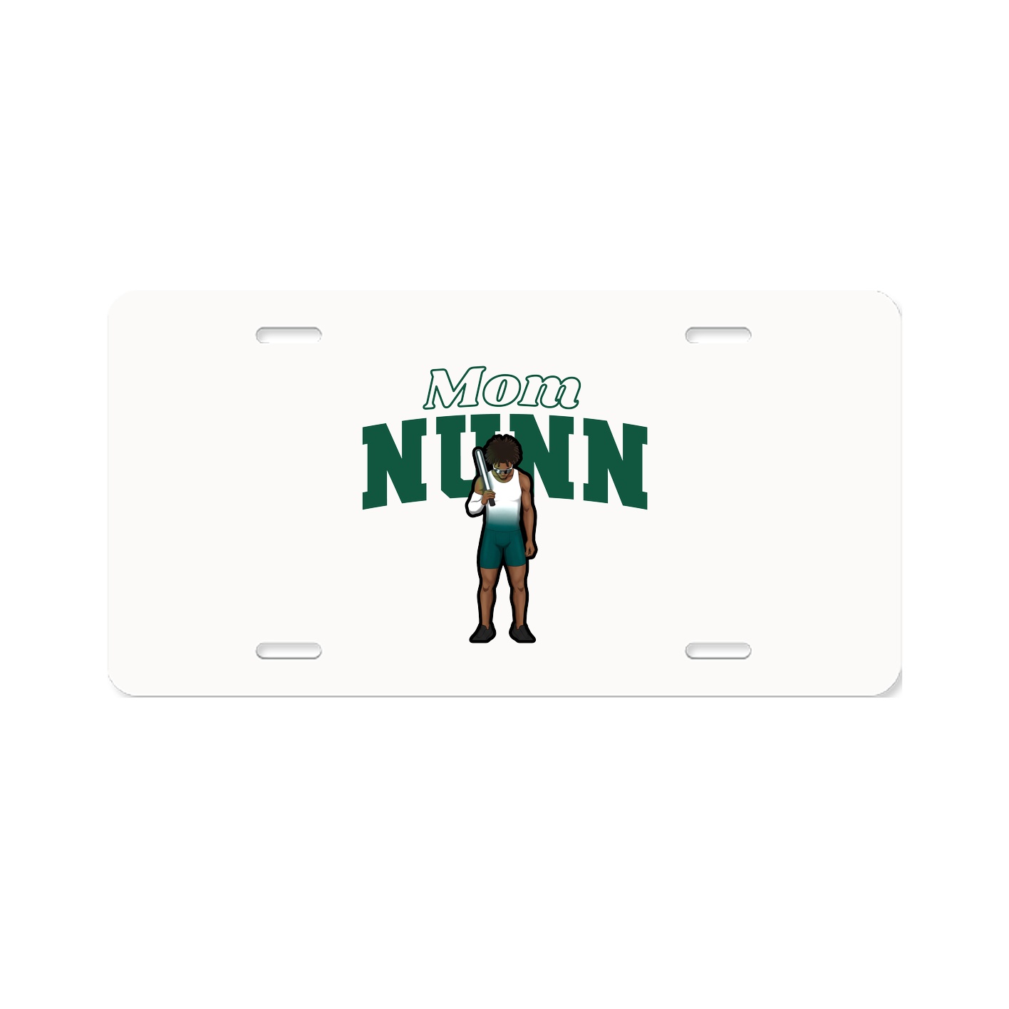 License Plate — Mothers Day Block in Classic