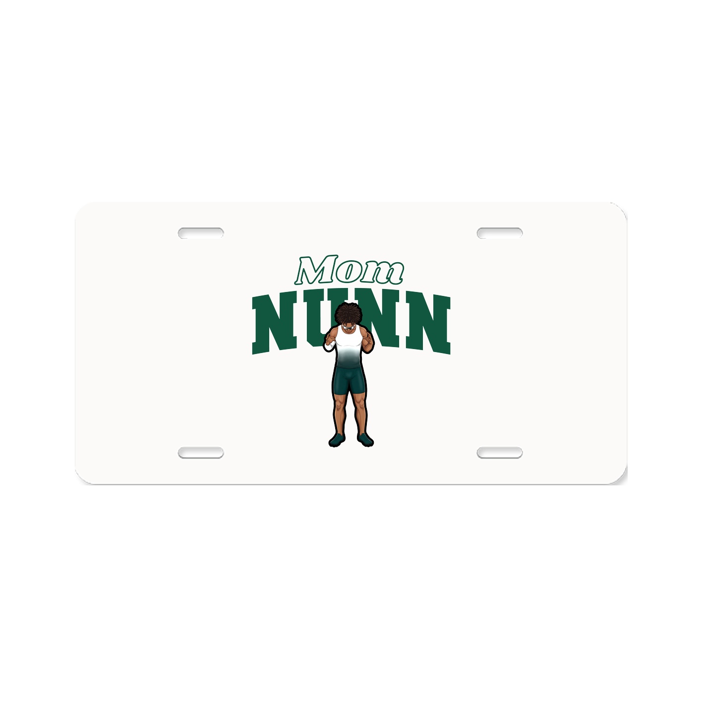 License Plate — Mothers Day Block in Classic