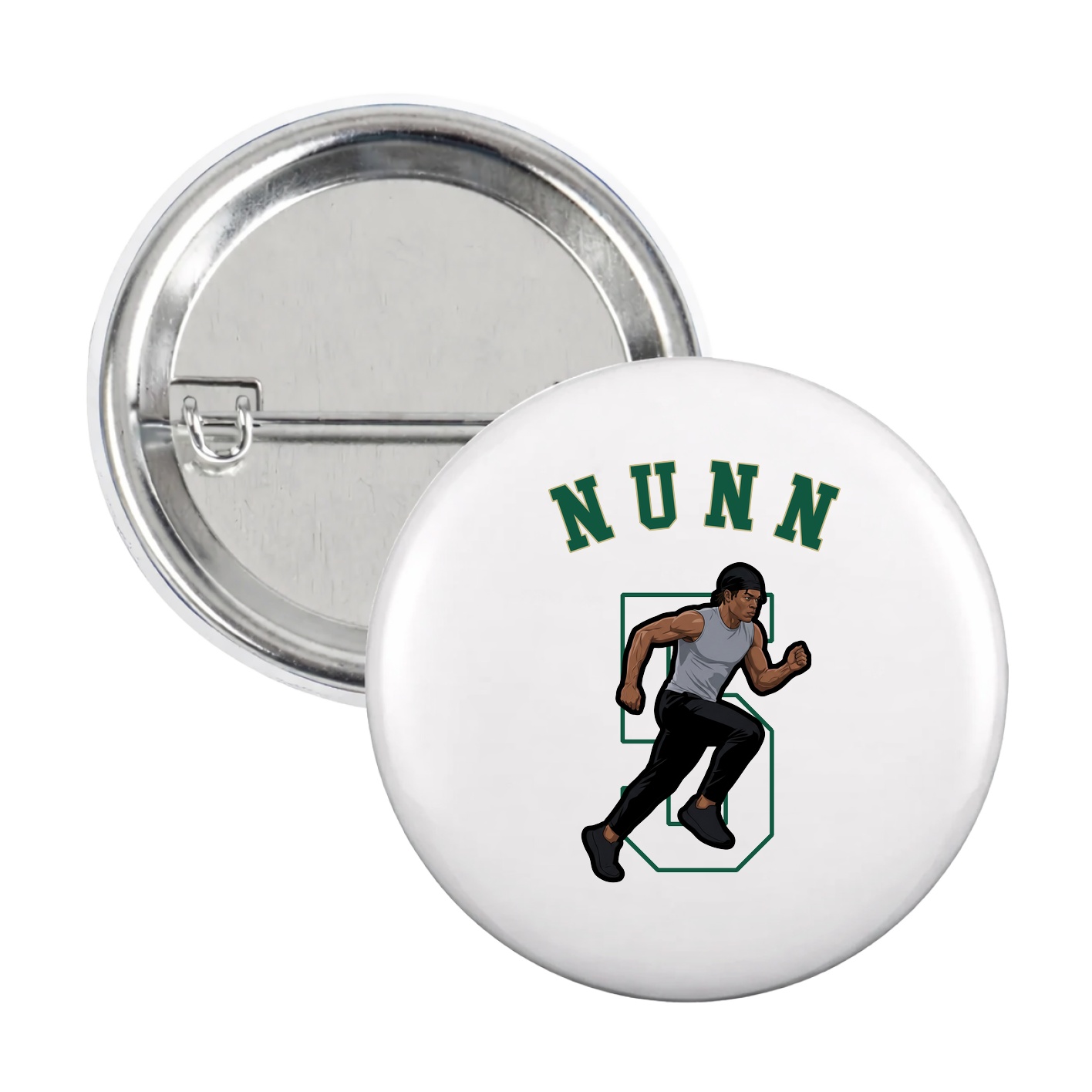 Game Day Button — Shirsey Arch in White