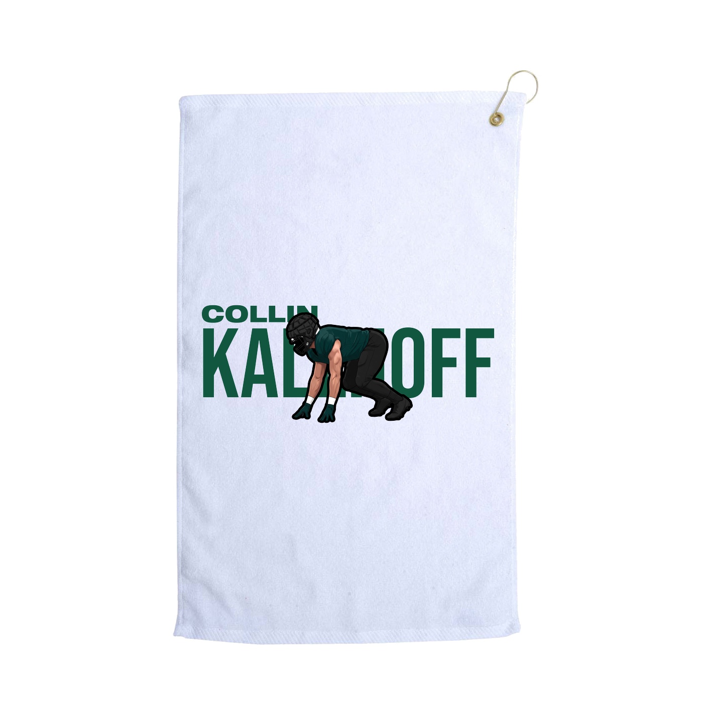 Golf Towel — Player Name in White