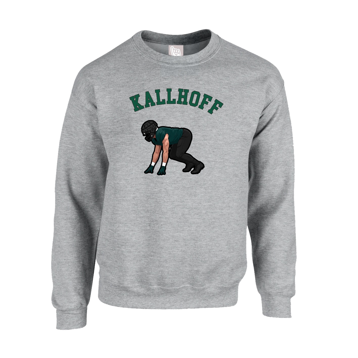 Fleece Crew — Shirsey Arch in Grey