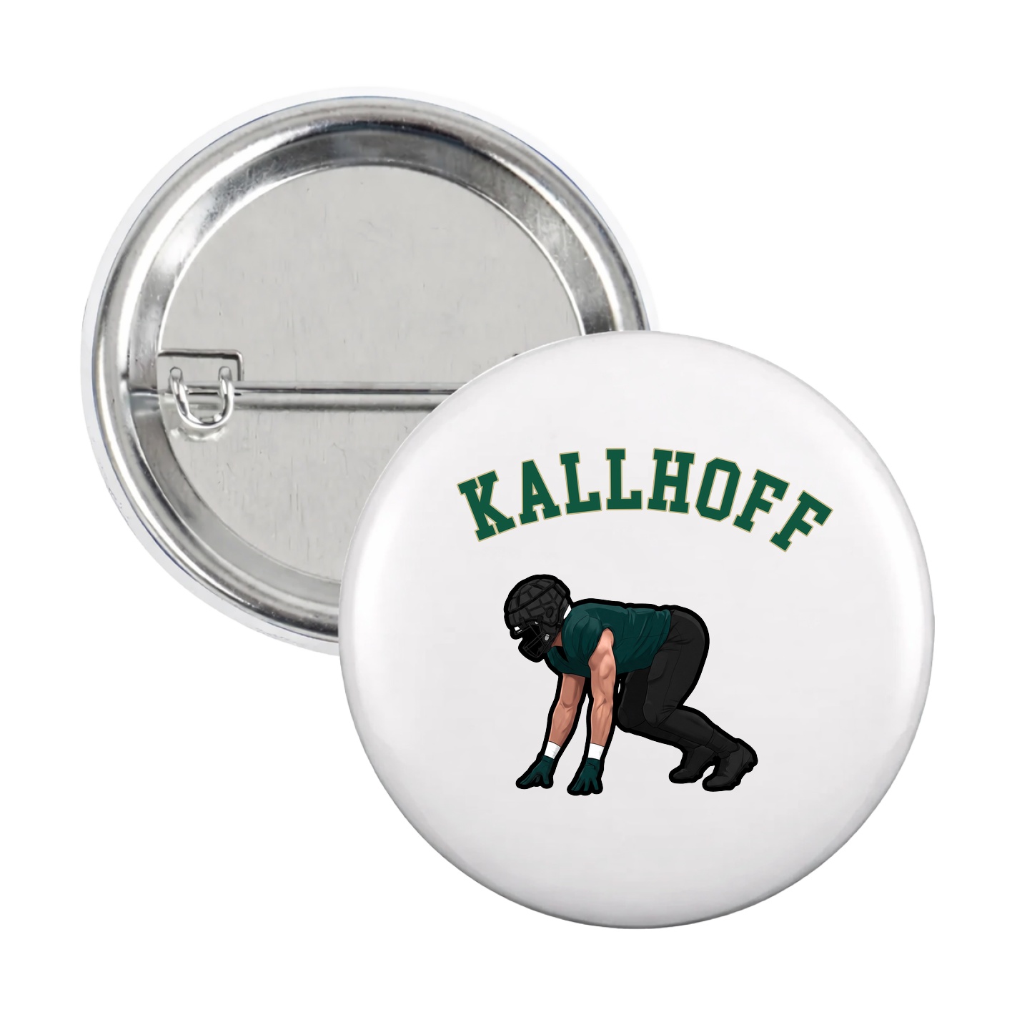 Game Day Button — Shirsey Arch in White