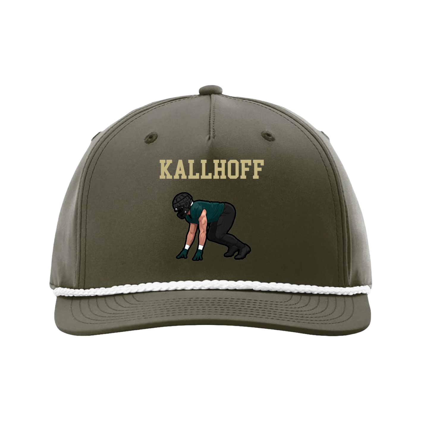 Five-Panel Classic Rope Cap — Shirsey in Green