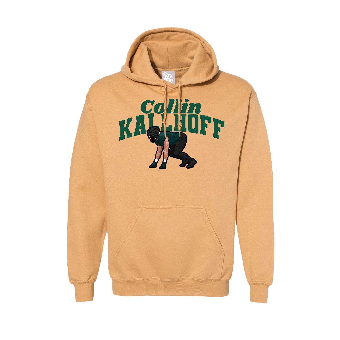 Hoodie — Signature Arch in Vegas Gold