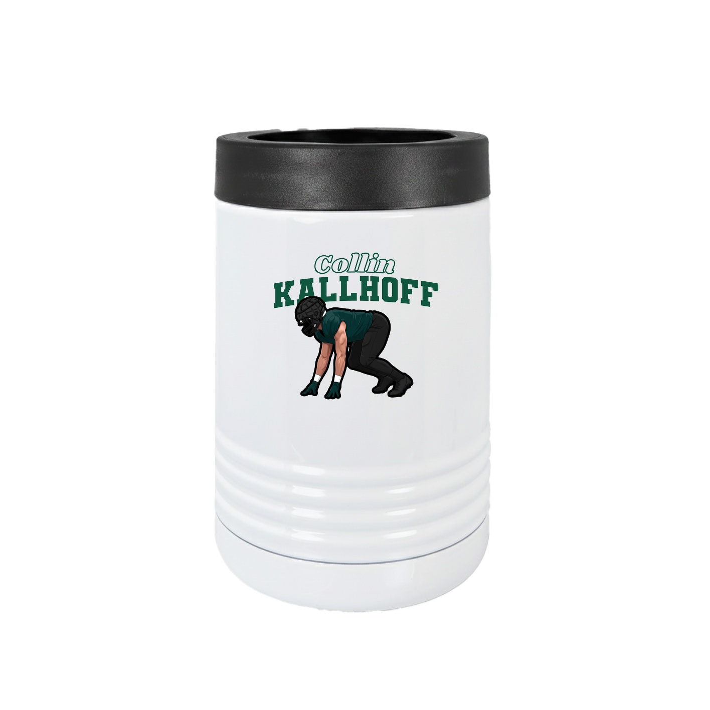 Beverage Holder — Name Arch in White