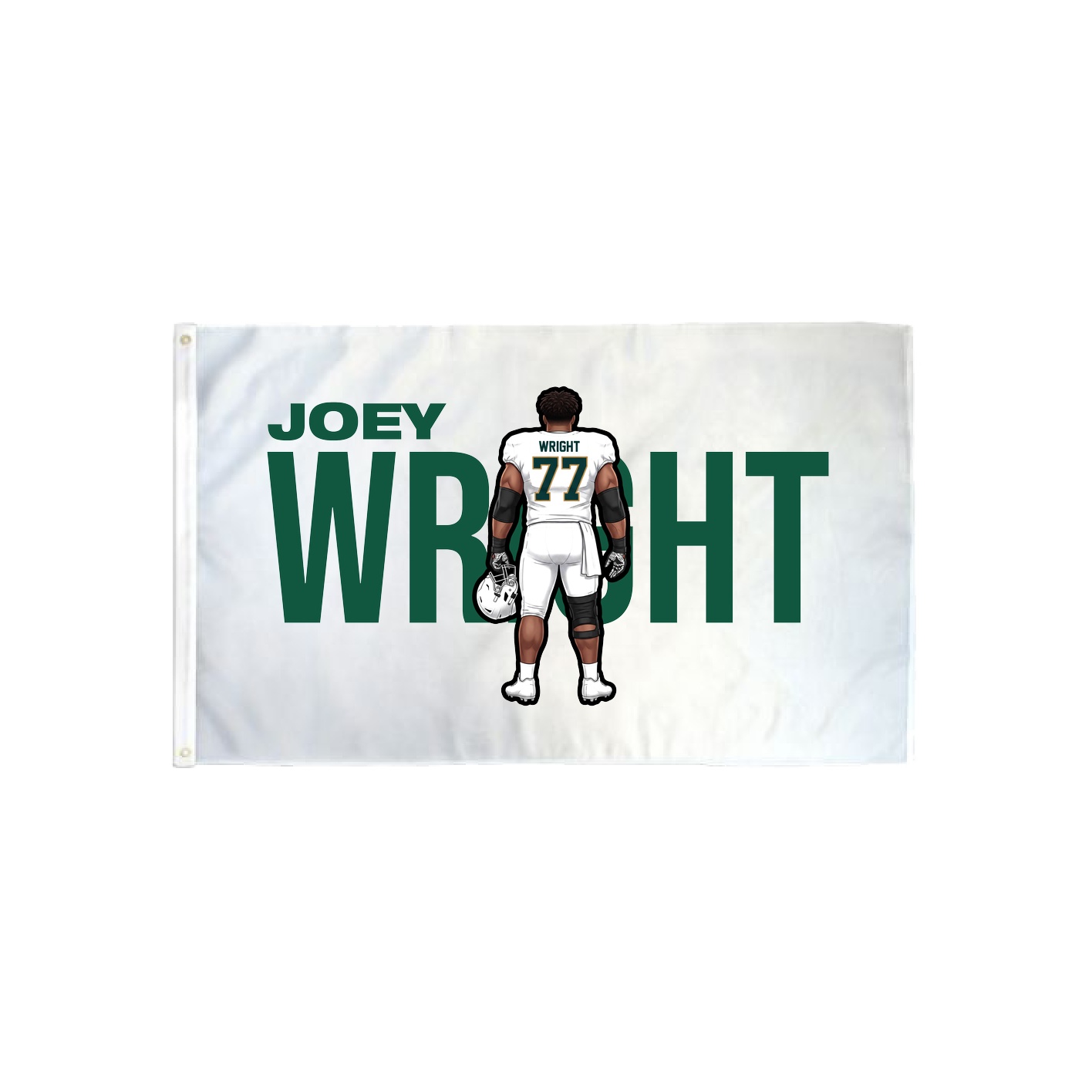 3x5 Flag — Player Name in Classic