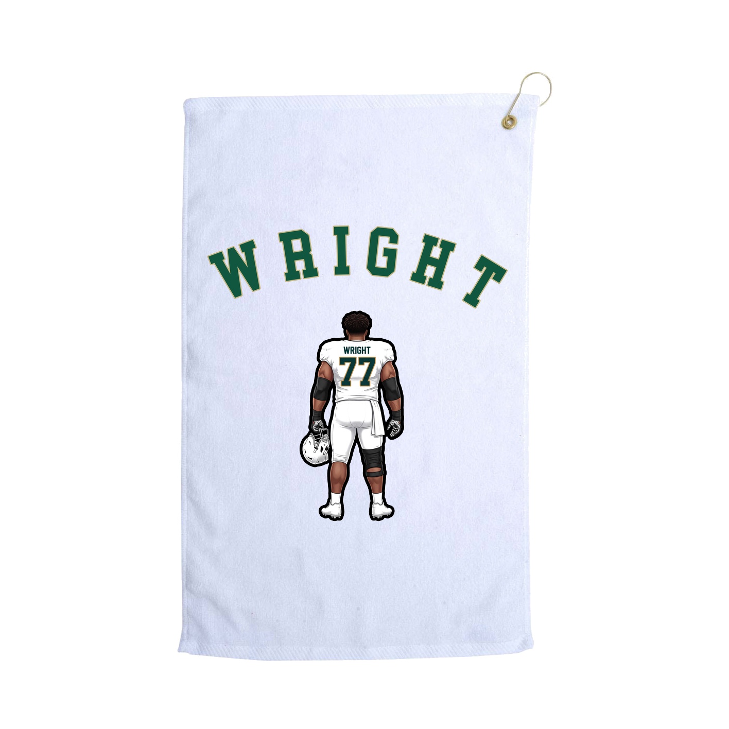 Golf Towel — Shirsey Arch in White