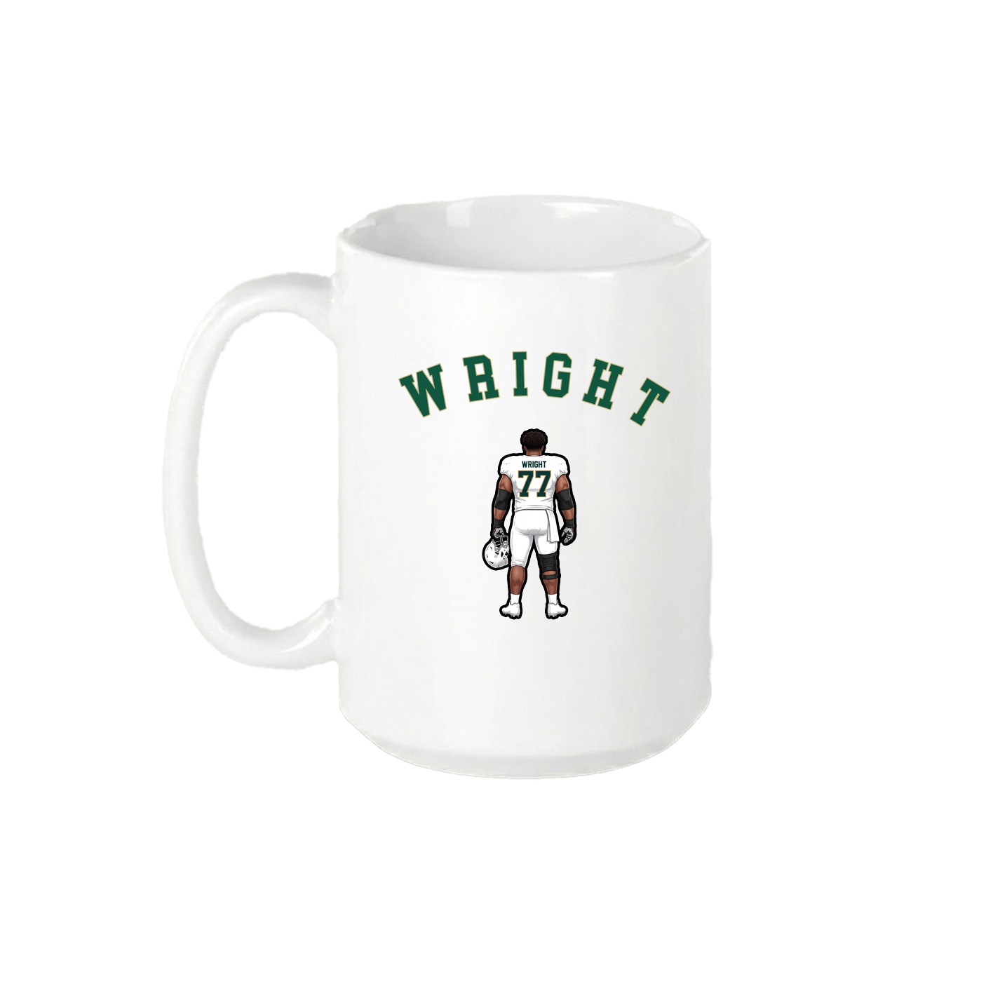 15oz Coffee Mug — Shirsey Arch in White
