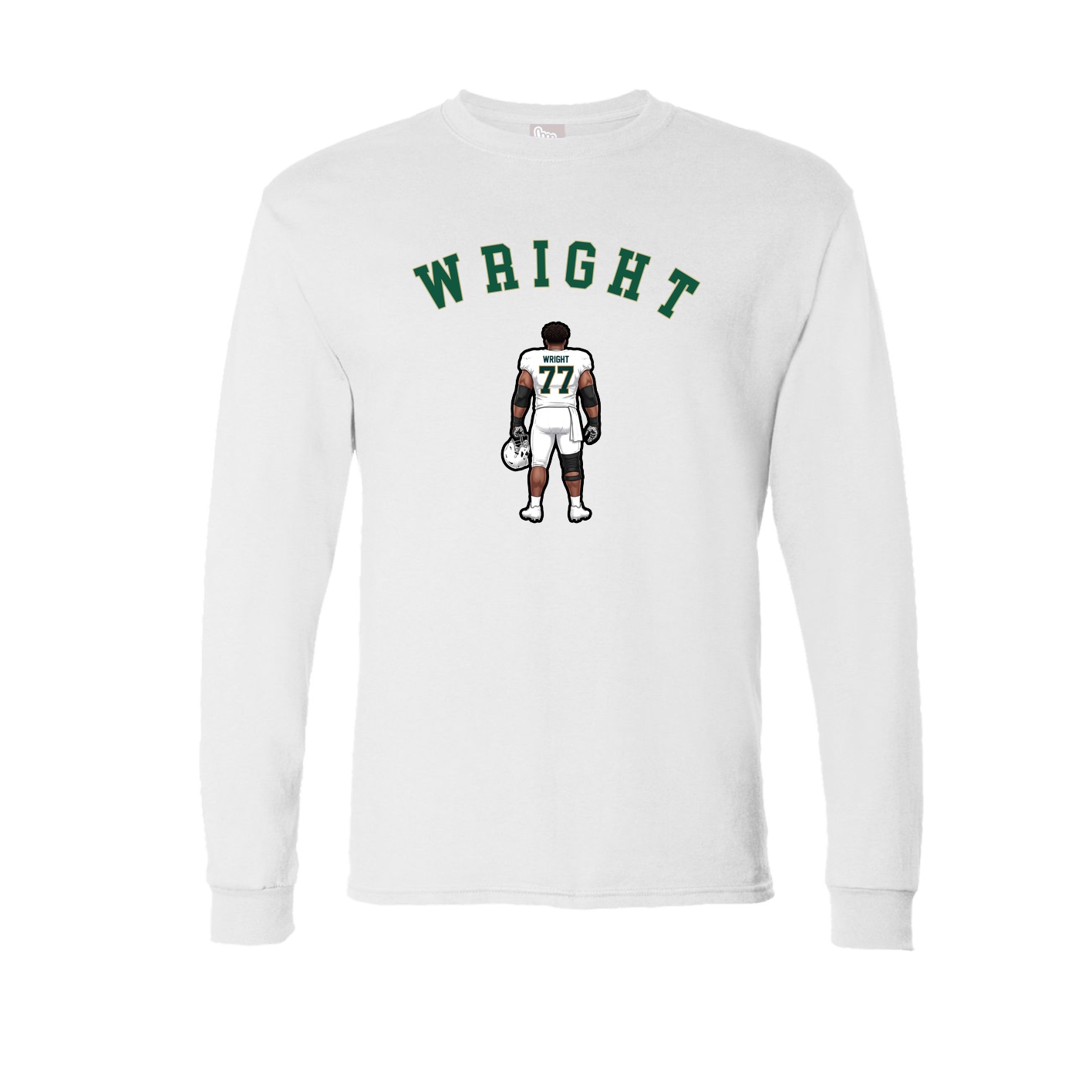Long Sleeve Tee — Shirsey Arch in White