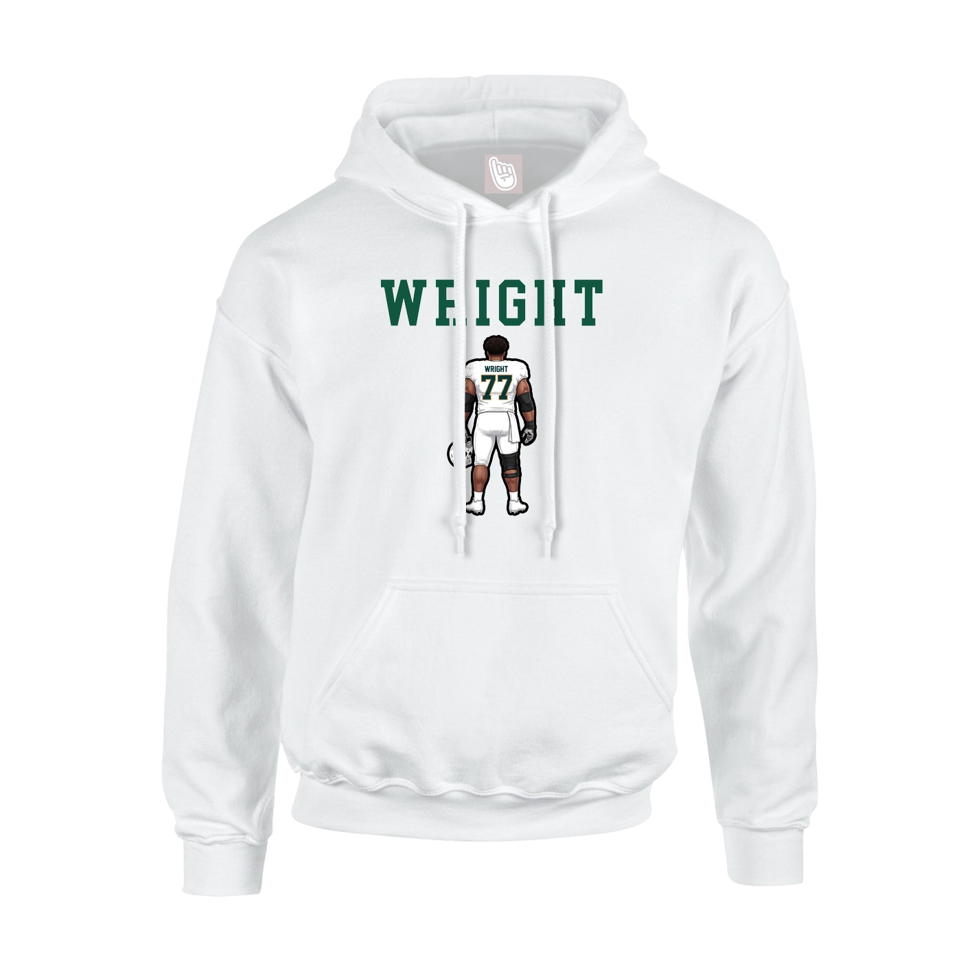Youth Hoodie — Shirsey in White