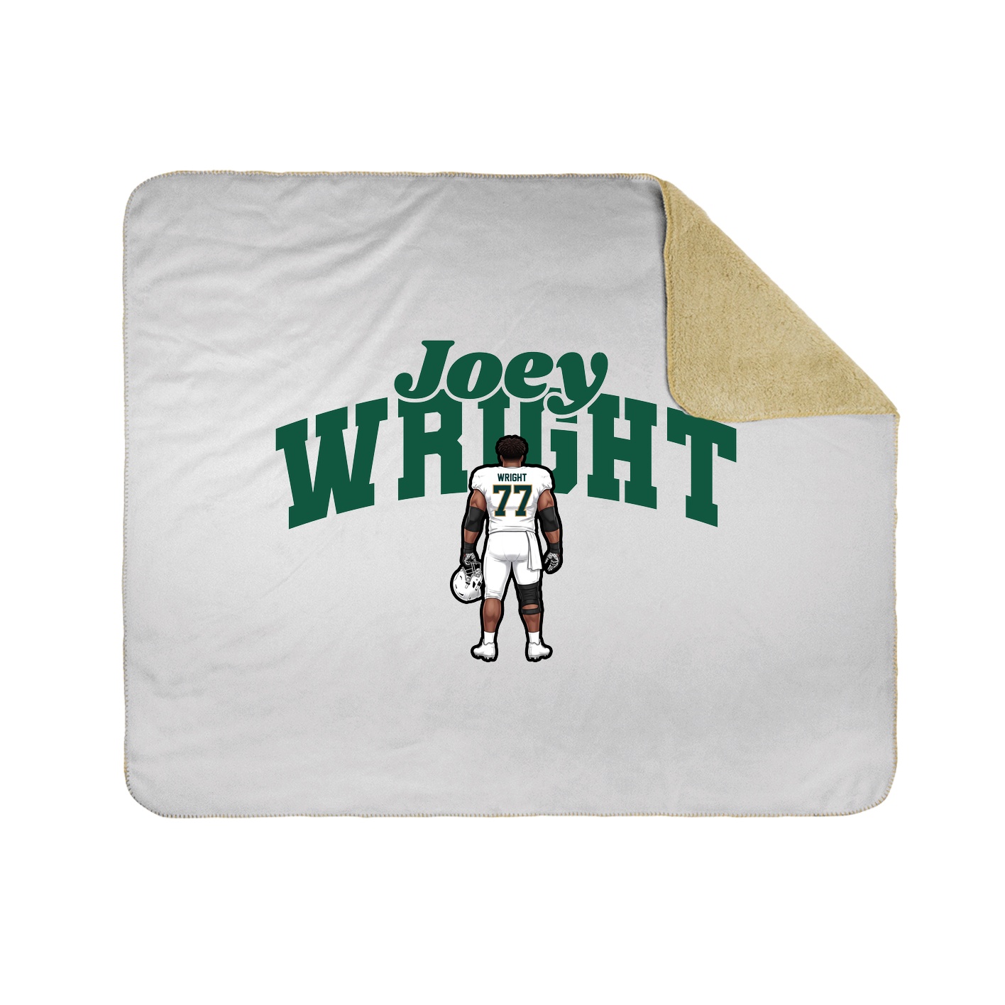 Throw Blanket — Signature Arch in White