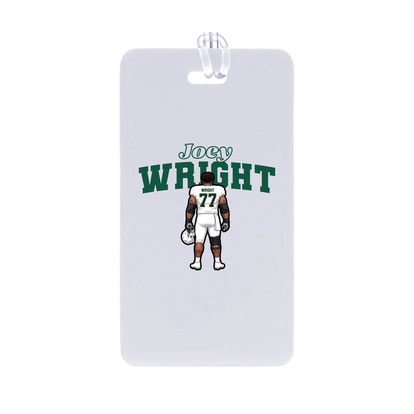 Bag Tag — Name Arch in Classic