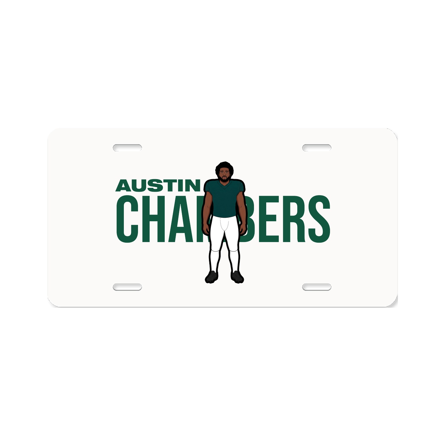 License Plate — Player Name in Classic