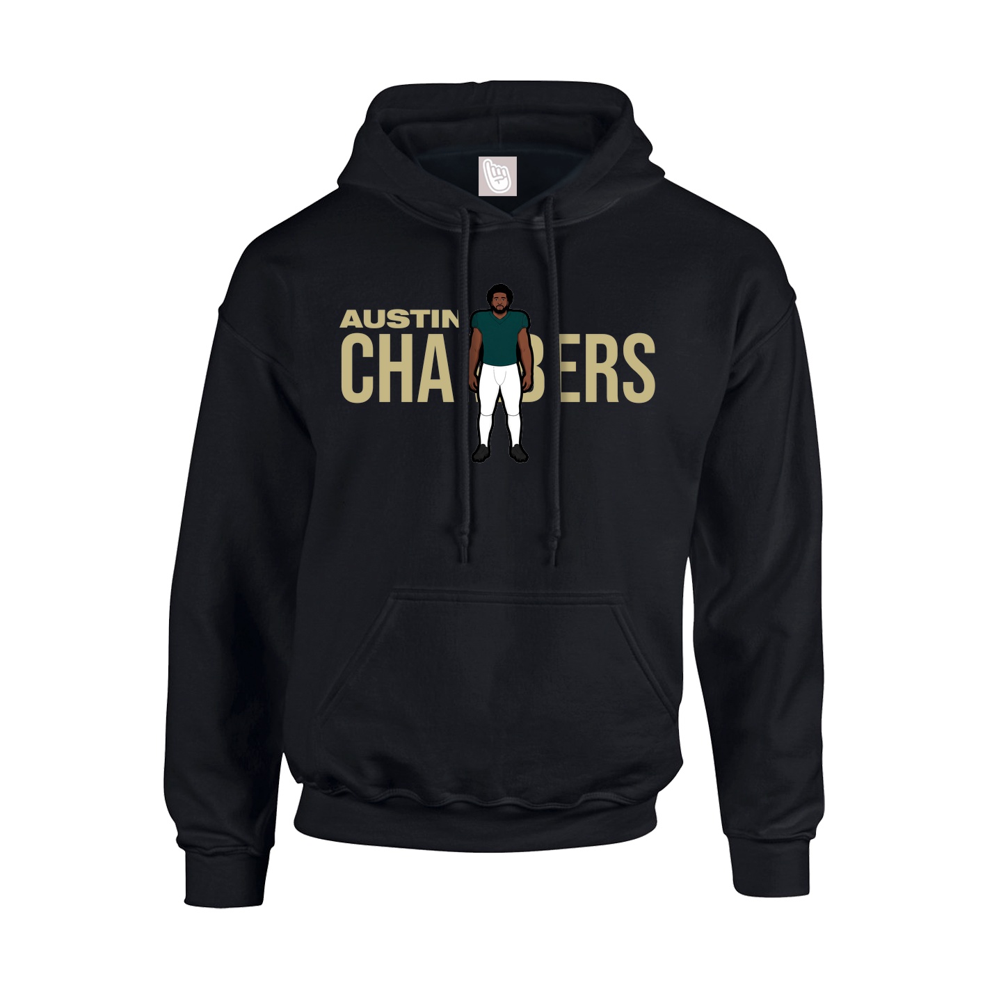 Youth Hoodie — Player Name in Black