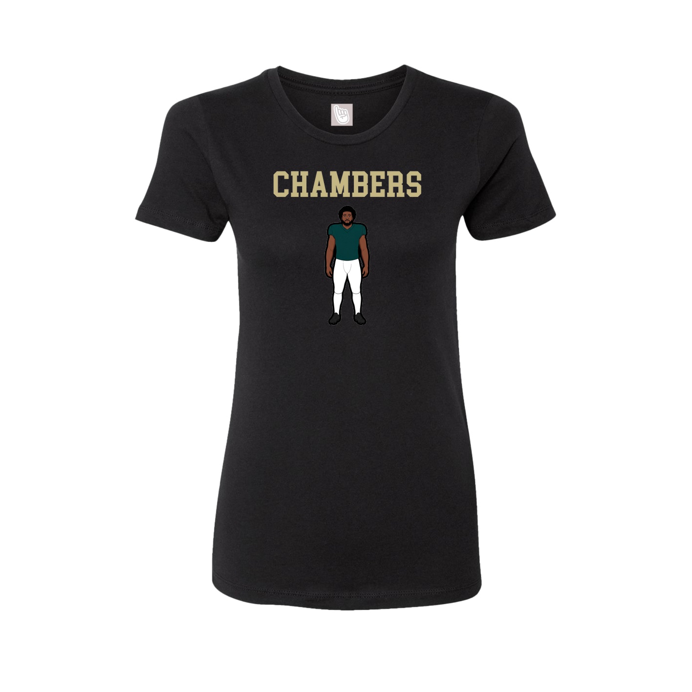 Fitted Women's Tee — Shirsey in Black
