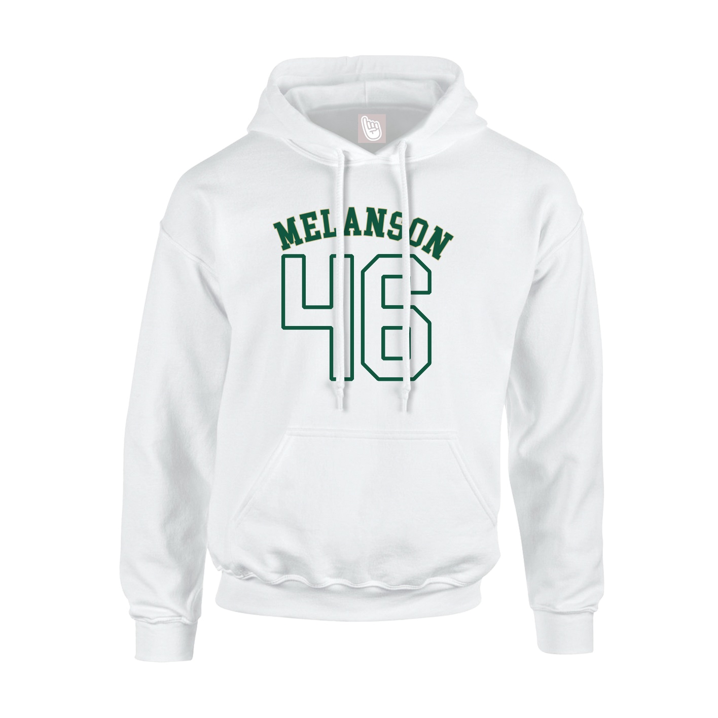 Youth Hoodie — Shirsey Arch in White