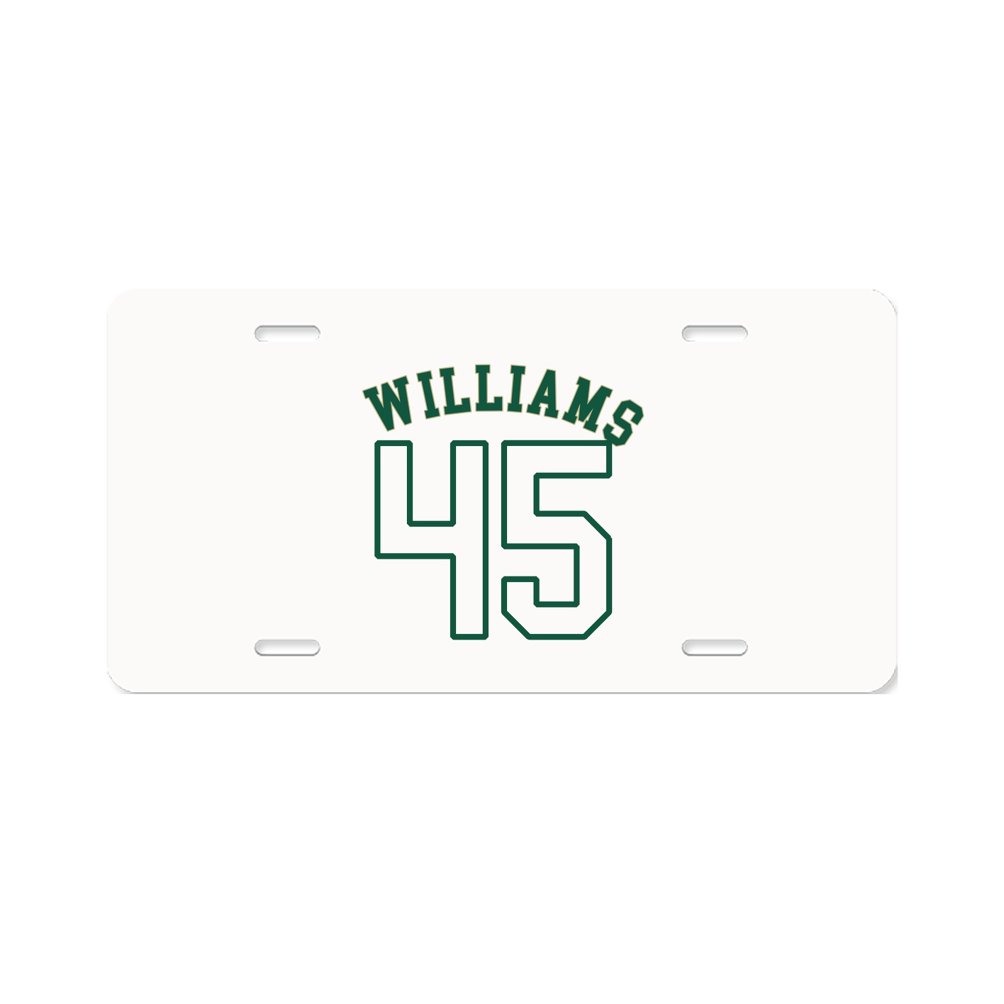 License Plate — Shirsey Arch in Classic