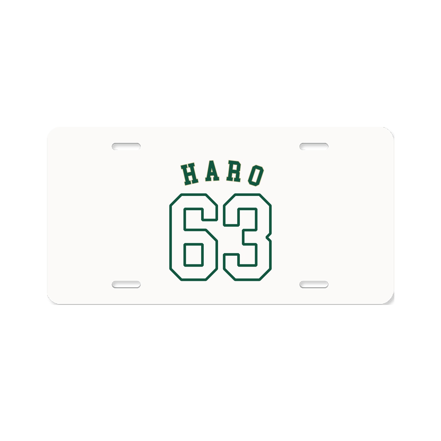 License Plate — Shirsey Arch in Classic