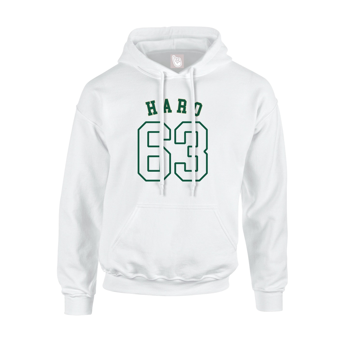 Youth Hoodie — Shirsey Arch in White