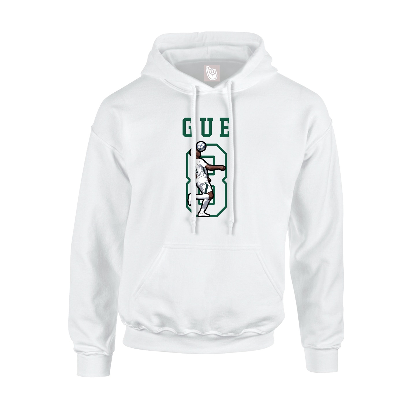 Hoodie — Shirsey in White