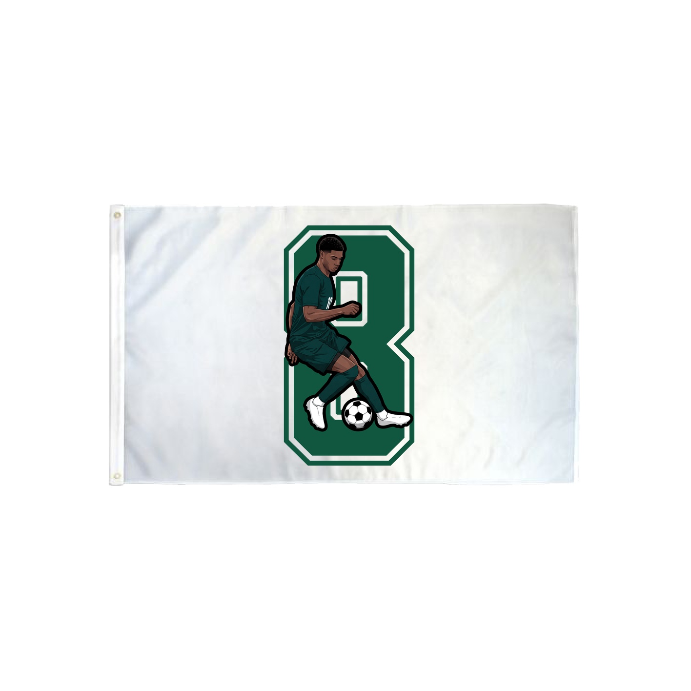 3x5 Flag — Number in Classic