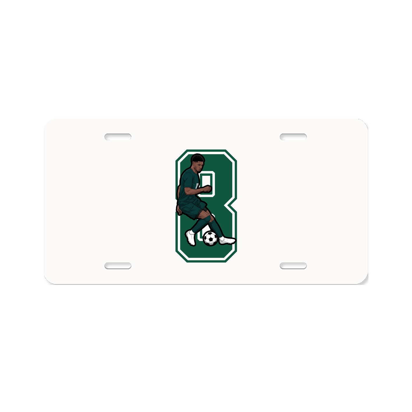 License Plate — Number in Classic