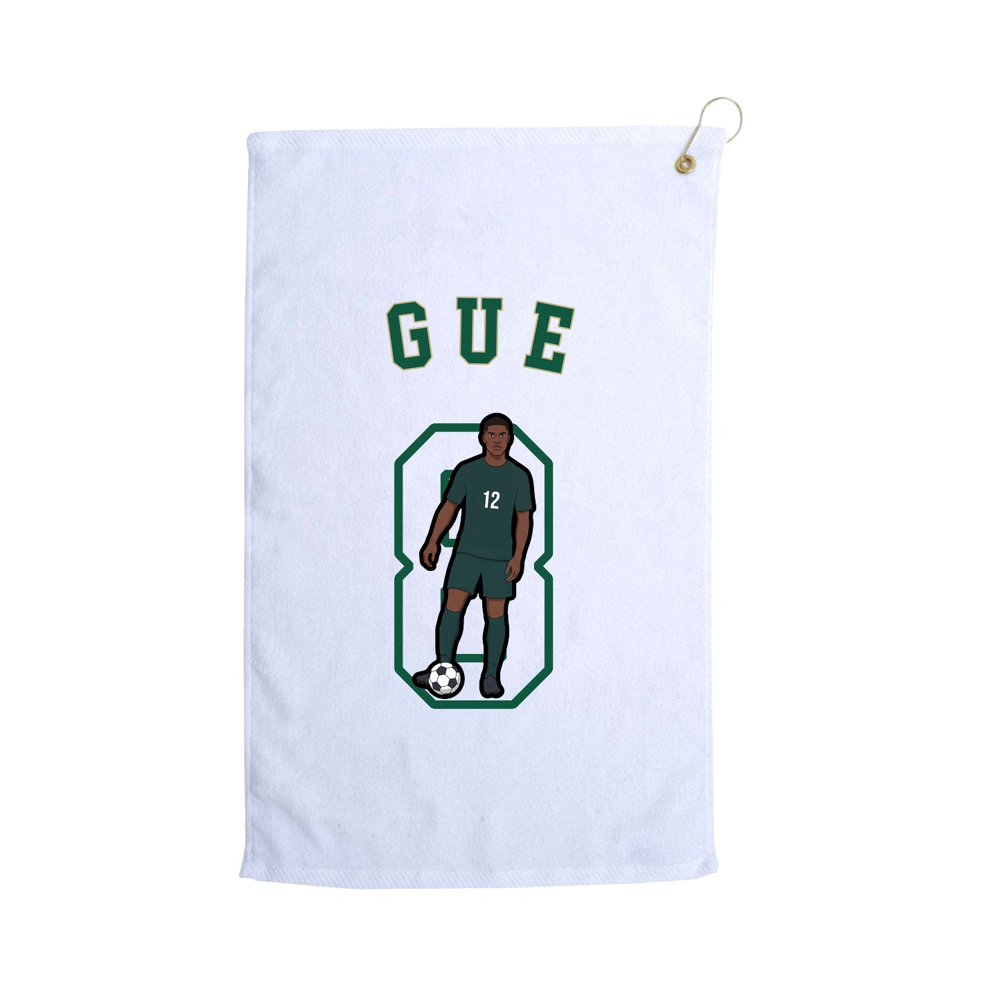 Golf Towel — Shirsey Arch in White