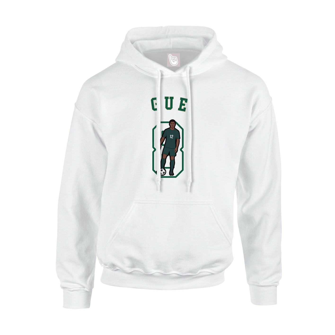 Hoodie — Shirsey Arch in White