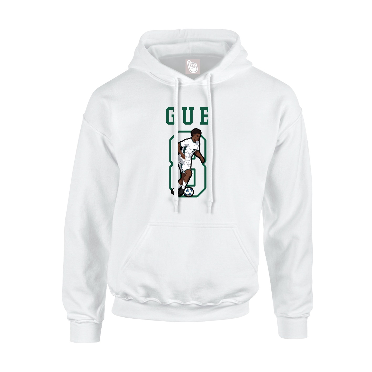 Hoodie — Shirsey in White