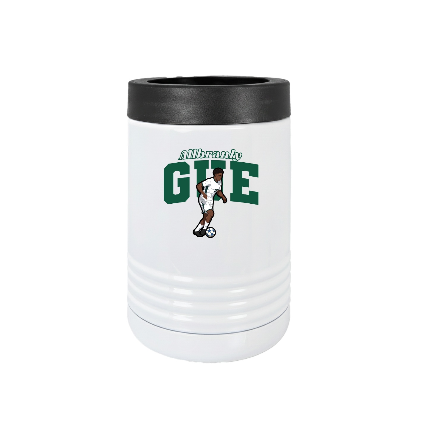 Beverage Holder — Name Arch in White