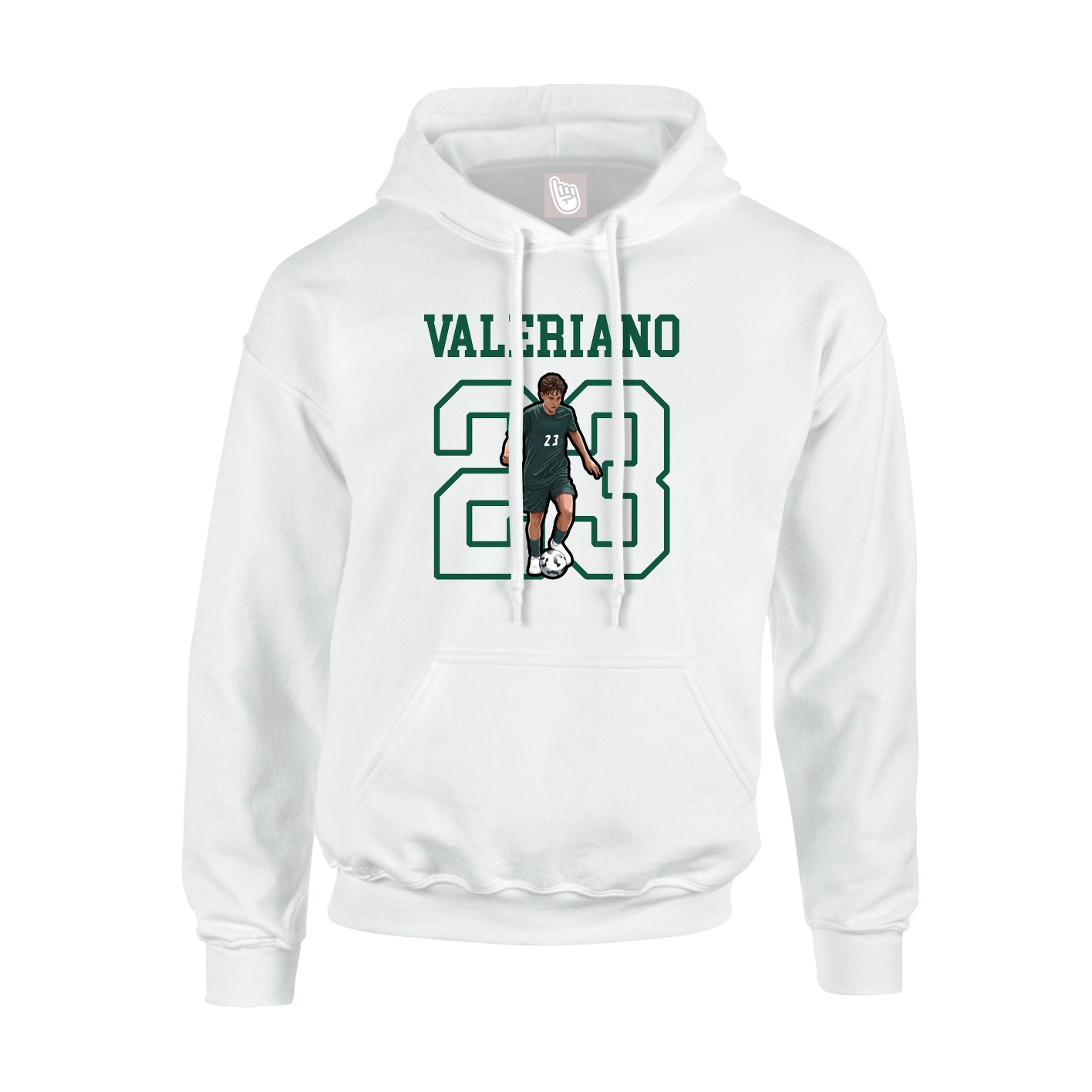 Hoodie — Shirsey in White