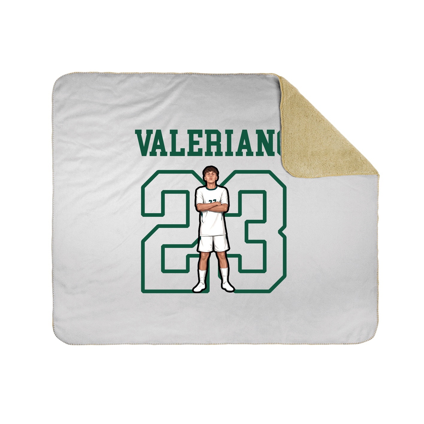 Throw Blanket — Shirsey in White
