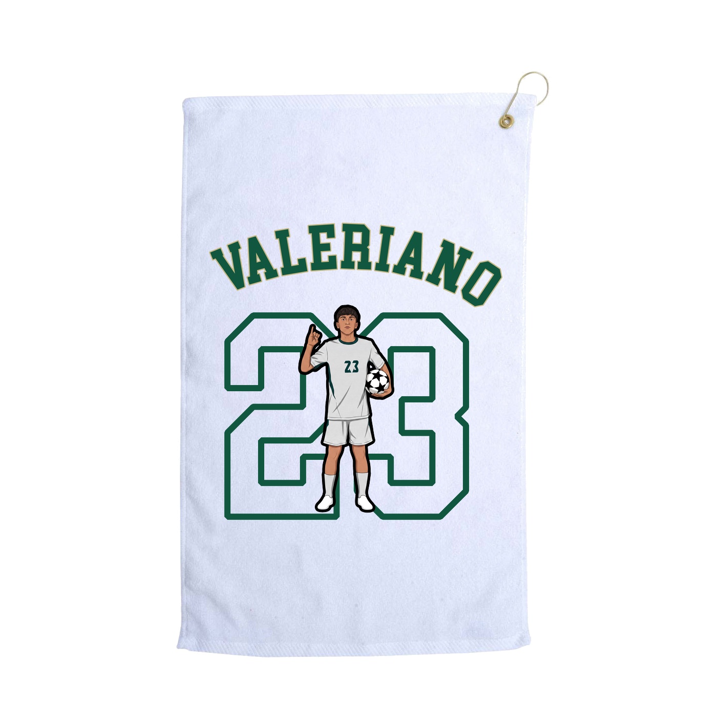 Golf Towel — Shirsey Arch in White
