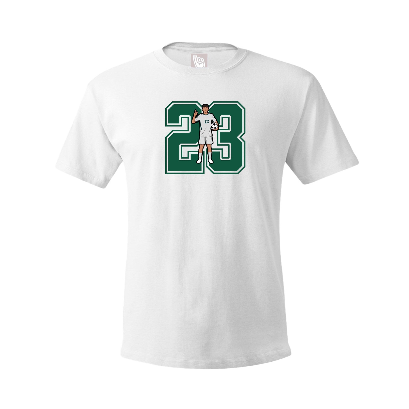 Tee — Number in White