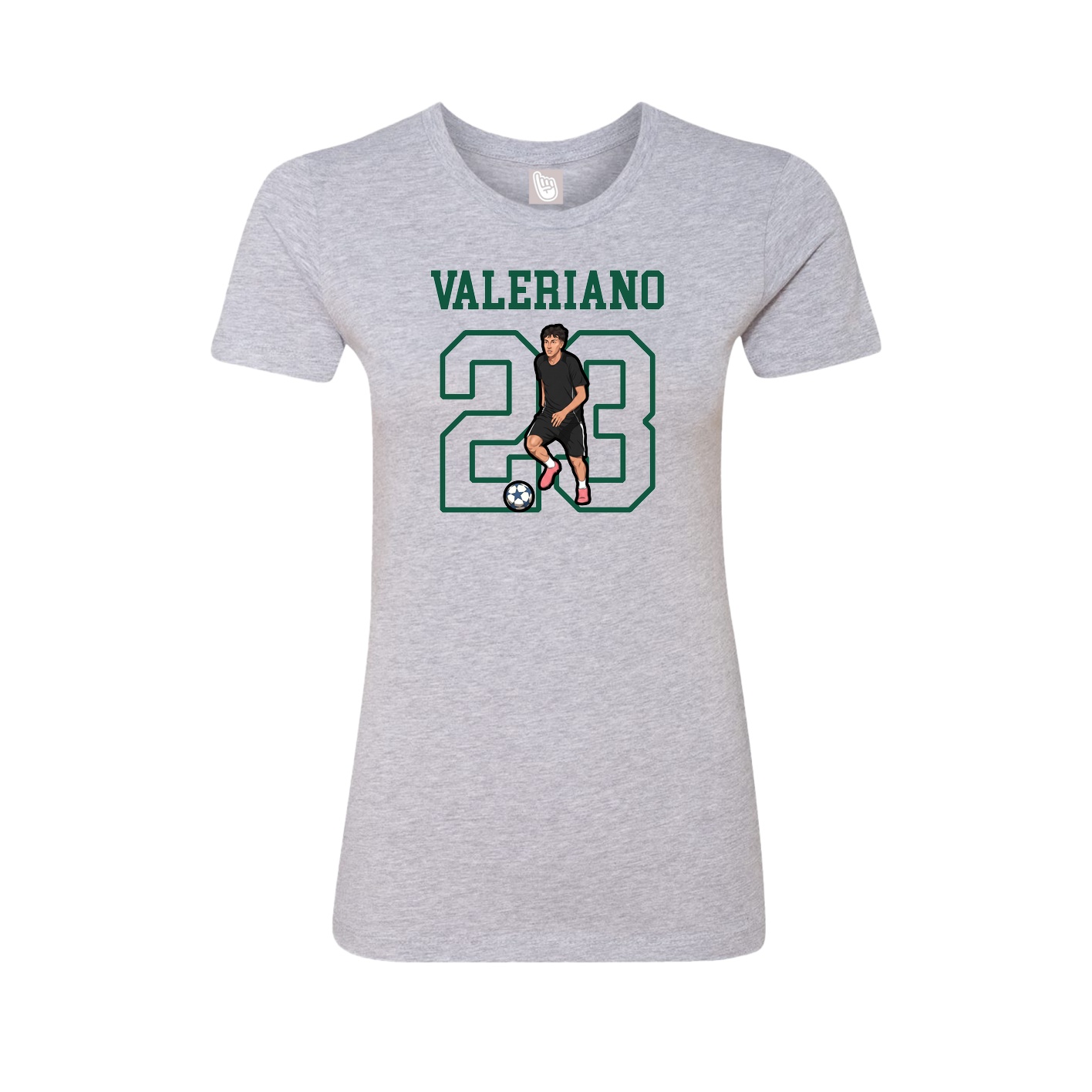 Fitted Women's Tee — Shirsey in Grey