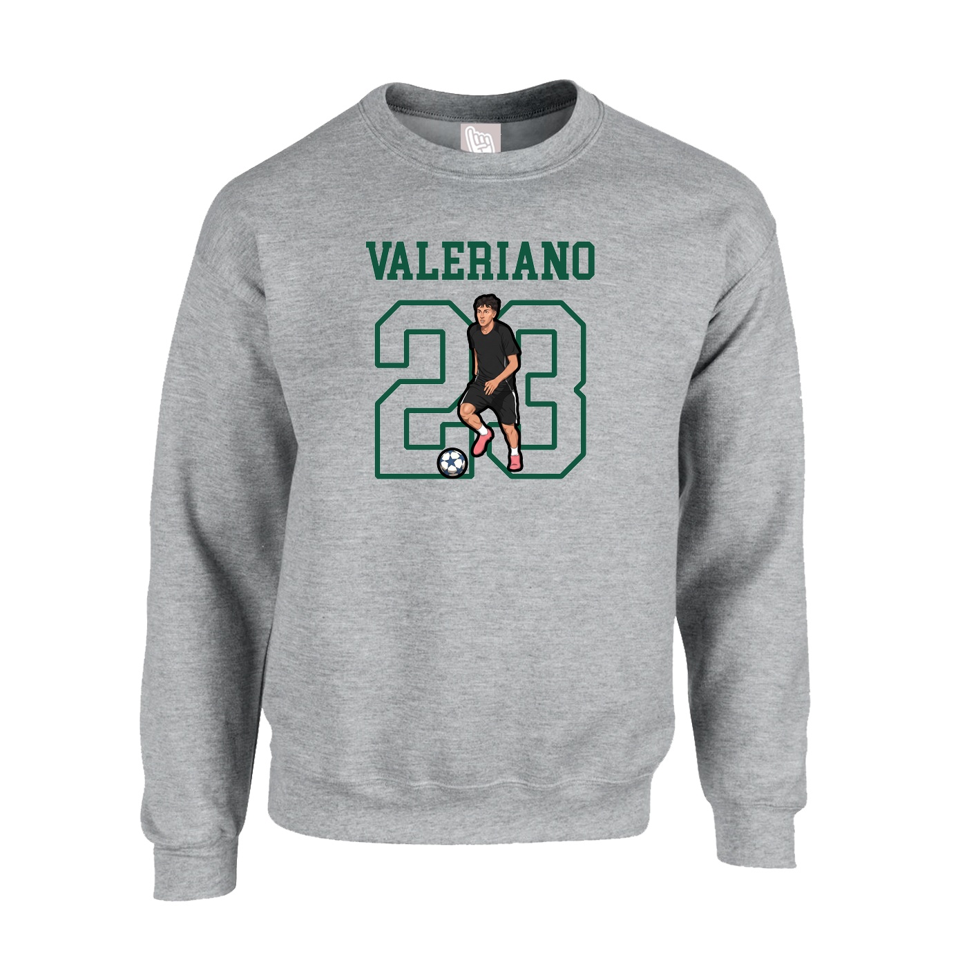 Fleece Crew — Shirsey in Grey