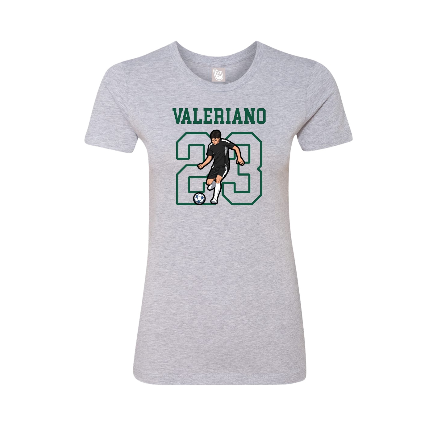 Fitted Women's Tee — Shirsey in Grey