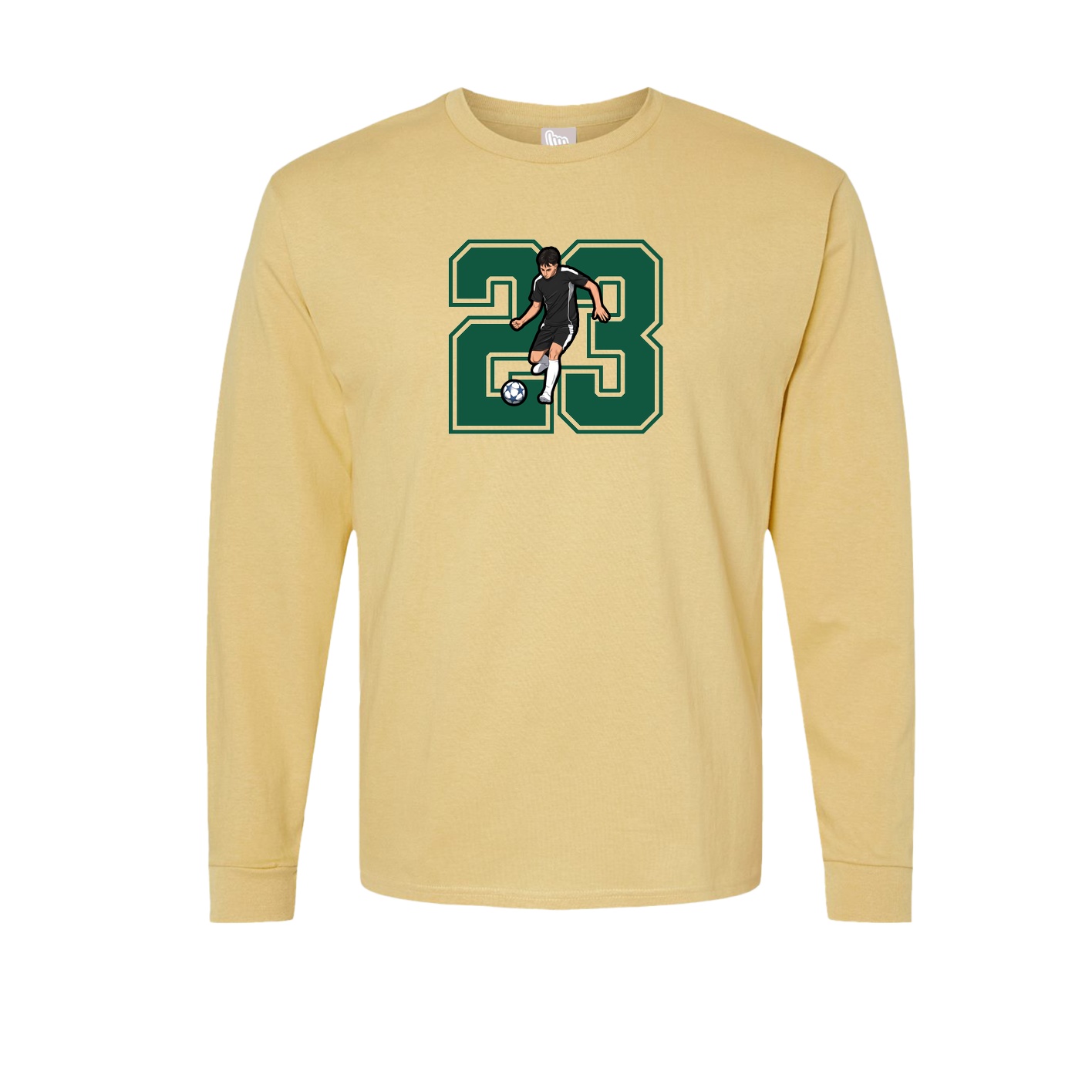 Long Sleeve Tee — Number in Vegas Gold