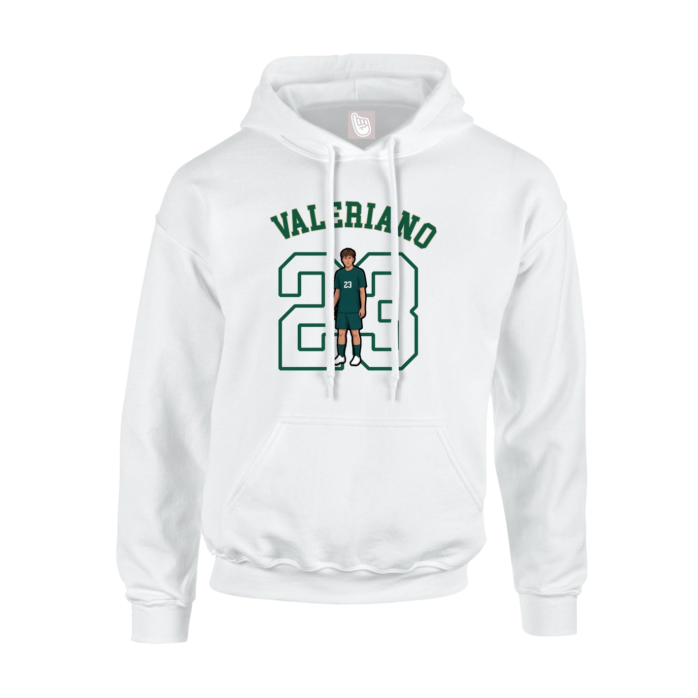 Youth Hoodie — Shirsey Arch in White